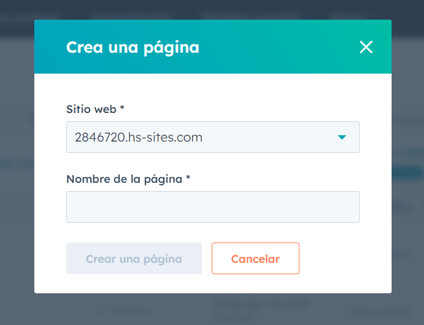 Vincula tu HubSpot landing page a una URL