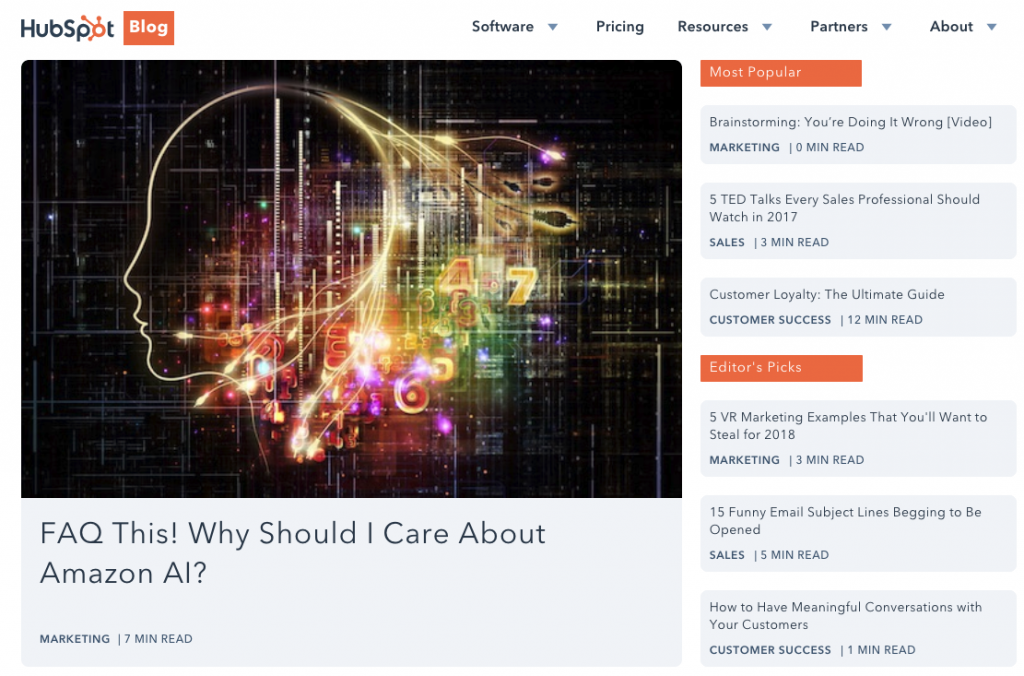 hubspot is one of the digital marketing blogs to follow